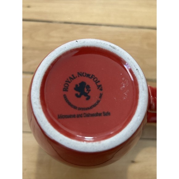 Royal Norfolk Dark Red Coffee Cup Mug The Mountains are Calling And I Must Go - Picture 6 of 7